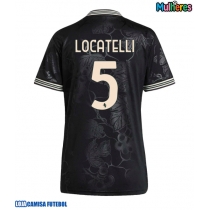 Camisa de Futebol Juventus Manuel Locatelli #5 Equipamento Alternativo Mulheres 2025-26 Manga Curta